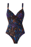 Miraclesuit Siren Tummy Control Underwire Bra One Piece Swimsuit Black Multi 8