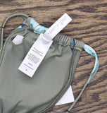 Salt + Cove Juniors Floral-Print Sweetheart Bikini Swim Top 806993 Sage Green L