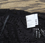 Bar III Womens Crochet Plunge-Neck Cover Up MBGC25837 Black S