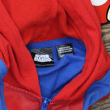 Super Mario Boys Youth Full Zip Nintendo Cosplay Sweatshirt Blue / Red M