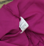 Monteau Womens Wrap V-Neck Woven Blouse Top Berry Purple PL