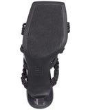 I.N.C. International Concepts Womens Brayd Square Toe Strappy Pumps Black 9.5M