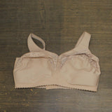 Glamorise Womens MagicLift Cotton Support Wirefree Bra 1001 1001 Cafe Brown 44F