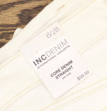 INC International Concepts Womens Mid Rise Boyfriend Jeans 100117316 White 6