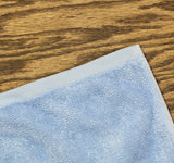American Soft Linen 100% Turkish Cotton Washcloth Blue 13x13