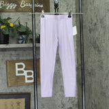 Adidas Little Girls Shimmer Athletic Leggings Pants Lavender Purple 5