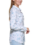 Dkny Jeans Womens Printed Button-Up Shirt E21S4HME