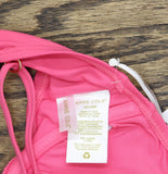 Anne Cole Womens V Wire Elongated Underwire Bikini Swim Top Pink Glow 34C / 36B