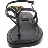 Guess Womens Strap Rainey Flat Sandal GWRAINEY Black 6.5M