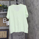 Calvin Klein Womens Plus Active Crewneck T-Shirt PF4X2302 Iced Lime Green 1X