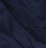 Aqua Womens Paneled Sleeveless Midi Dress Cotton Blend IDL9634 Navy Blue S