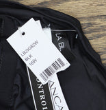 La Blanca Womens One Shoulder Keyhole Swim Tankini Top LB2IG82W Black 16W