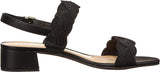 Easy Street Women's Charee Block Heel Sandal Heeled CHARE Black Woven 8.5M