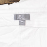 Jm Collection Womens Petite Stud-Trimmed Flare-Leg Pants 100042991PT White PXL