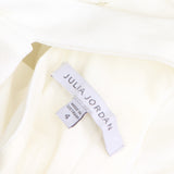Julia Jordan Womens Twist Front Halter Jumpsuit JJ36624 Ivory Off White 4