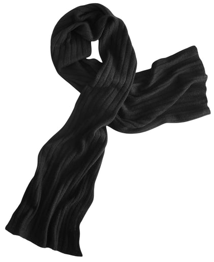 Charter Club Ribbed Muffler Cashmere Scarf 100160263SF Classic Black