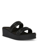 Anne Klein Women's Vanessa Crystal Sandals VANE01F9 Black Crystal 9M