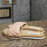 Steve Madden Women's Paislee Flat Sandal PAIS01S1 Blush Pink 7M