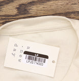 A New Day Fit Cotton Blend Crewneck Long Sleeve Shirt Top Cream Off White XS