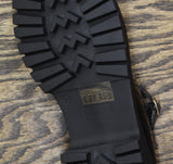 Journee Collection Platform Mary Jane Round Toe Platform Loafer Patent Black 10M