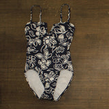 Lauren Ralph Lauren Womens Allora Floral U Wire One-Piece Swimsuit Blue Multi 10