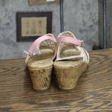 SO Adriene Kids Girls Wedge Sandals ADRIENEMULTI Pink Multi 4
