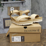 Bearpaw Orion Platform Sandals 1009137110 Natural Brown 9M