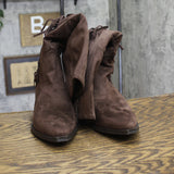 Universal Thread Patsy Tall Fringe Western Boots Cowgirl Chocolate Brown 8.5M