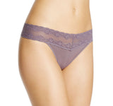 Natori Womens Bliss Perfection One Size Thong 750092 Gunmetal Gry One Size