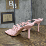 Marc Fisher Womens Dareta Stiletto Heeled Sandals MFDARETA Light Pink 10M