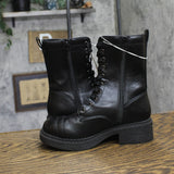 Wild Fable Helga Lace-Up Combat Boots 94568558 Black 6M