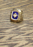 Champs New York Mets Darryl Strawberry Replica Ring Gold / Blue 11.5