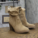 Universal Thread Womens Harlan Dress Boots 88098579 Taupe Brown 6M