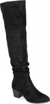 Journee Collection Zivia Women's Slouchy Over-the-Knee Boots Black 7.5WC