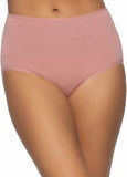 Felina Womens 8 Pack Cotton Modal Stretch Hi-Cut Brief Warm Animal Brown XL