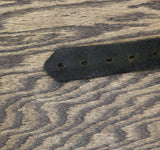 Mens Authentic Amish Leather Waist Belt Black 50