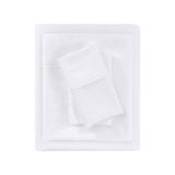 Beautyrest 1000 TC Cotton Blend Sheet Set 4-Piece BR20-1880 White Queen