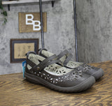 JBU Womens Bellerose Encore Comfort Casual Maryjane Flat Charcoal Gray 8M