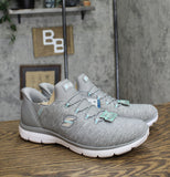 S Sport By Skechers Womens Syrka Step-Ins Sneakers 90429464 Gray 11M