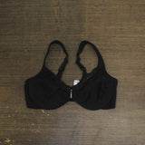 Glamorise Womens WonderWire Front-Closure Underwire Bra 1245 1245 Black 40B