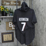 Majestic Threads Men's Bijan Robinson Atlanta Falcons Slim Fit Hoodie Black 2XL