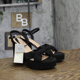 A New Day Womens Riah Platform Heels with Memory Foam Insole 88075205 Black 8M