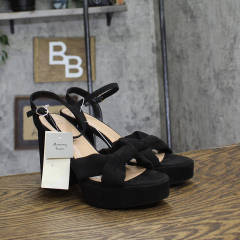 A New Day Womens Riah Platform Heels with Memory Foam Insole 88075205 Black 8M