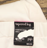 Alfani Solid Seamed Cropped Pants 100128539PT Oat Milk Off White PP