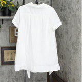 Private Label Women's Eyelet Shirtdress 78803338 White XL