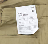 Goodfellow & Co Mens Slim Fit Tech Chino Pants 87607100 Tan Brown 28x30