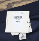Calvin Klein Womens Stretch Crepe Zip Front Jacket 44C442G Dark Sapphire Blue L