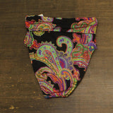 Lauren Ralph Lauren Paisley-Print High-Waist Bikini Bottom Black Paisley 10