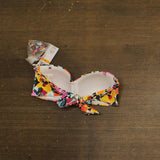 Anne Cole Twisted Bandeau Bikini Top 25MT10113 Blue Multi S