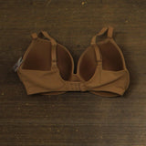 Auden Womens Luxe Stretch Comfort Wire Demi Bra 94266725 Caramel Brown 34DD